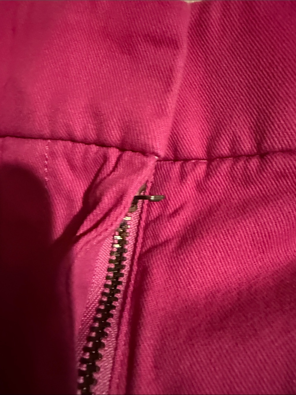 J. Crew Hot Magenta Cotton Bermuda Shorts - Picture 3 of 4